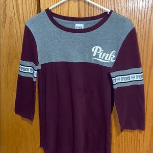 pink/victoria secret shirt